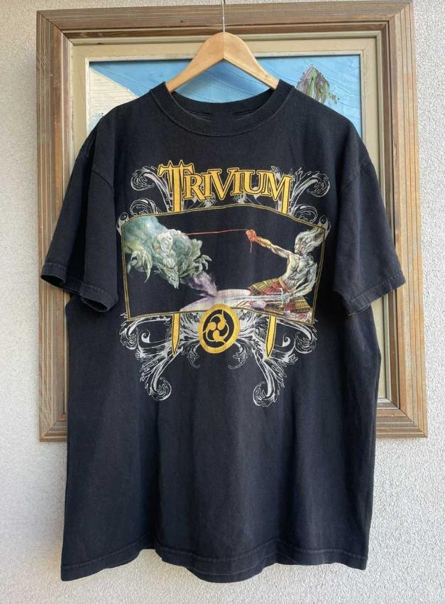 TRIVIUM The Crusade Metal Band Unisex Shirt Adult EG306 M