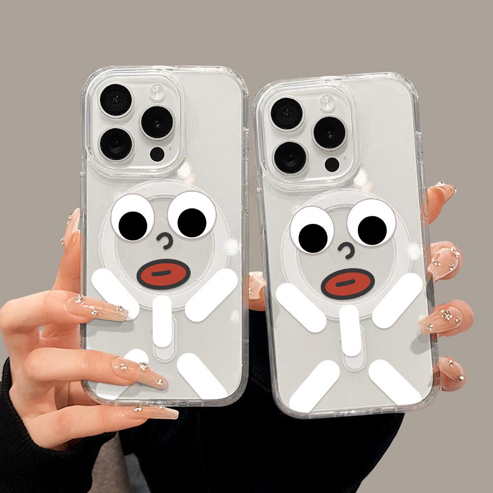 Magnetic Phone Case for iPhone 12 14 16 17 Pro 17 16 15 14 13 12 Pro Max  12 13 14 15  16 High Quality Shockproof Shell Full Protection Cute Style