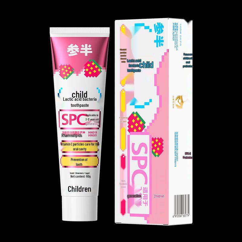 Half-and-Half Kids' Strawberry Yogurt Fluoride Toothpaste