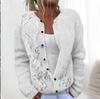 2025 Christmas Abstract Print Casual Imitation Wool Sweater