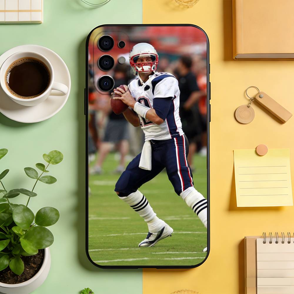 

Tom Brady Phone Case For Samsung S25,S24,S21,S22,S23,S30,Ultra,S20,Plus,Fe,Lite,Note,10,Black Cover Samsung S20fe