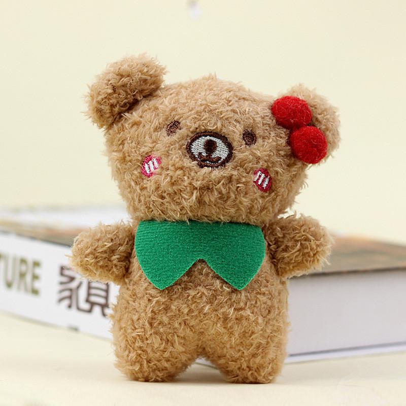 Adorable Teddy Bear Plush Toy With Scarf And Keychain For Kids And Adults