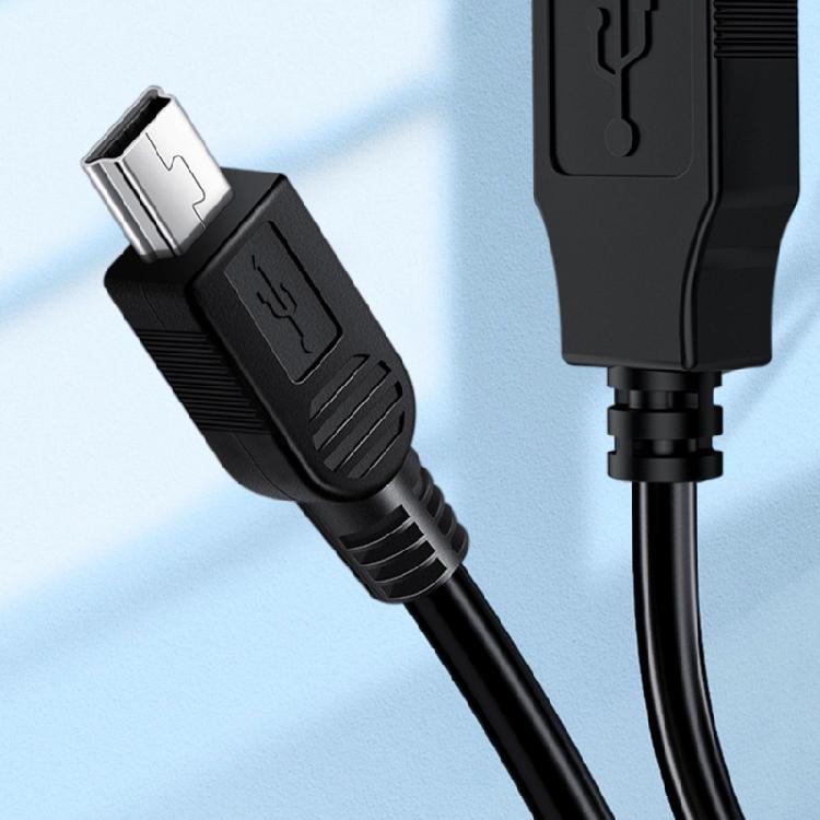 2.62ft Long USB to Mini USB Power Cable Wire Line with Trapezoid T Shape Connector for Quick Charging and Data Sync