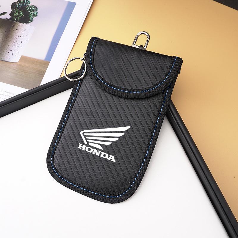Car Key Case Signal Blocker Bag RFID Shielding Pocket For Honda CBR 125R 954 600 650F 650R 1100XX 1000F CBR 600RR 1000RR FL3