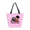 Borsa a Mano da Donna Ragazza Africana Borsa a Spalla Ragazza Borsa in Tela Stampata Tendenza Moda Borsa Tote di Grande Capacità