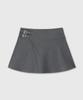 Daibeuinumeon Flare Short Skirt (Gray)