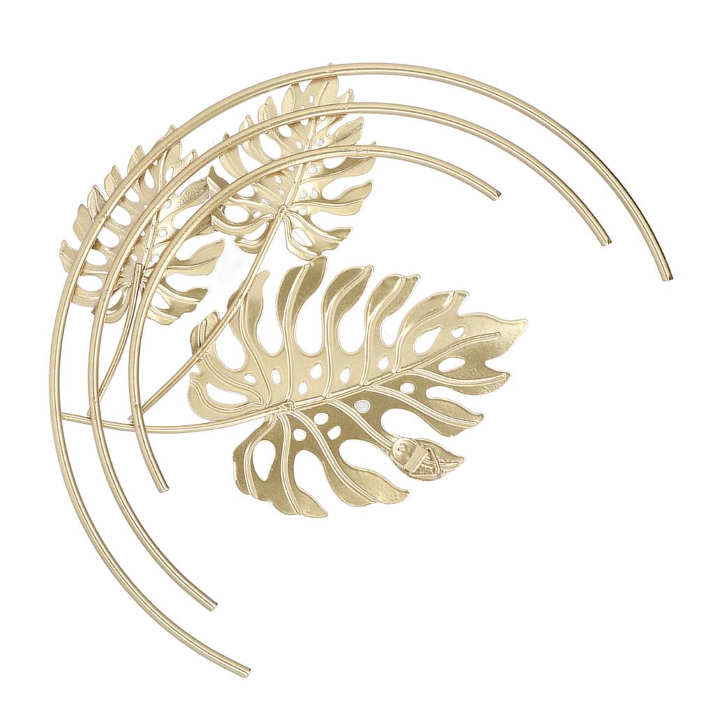 Eisenskulpturen Goldene Metallblatt-Wanddeko für Wohnzimmer Schlafzimmer Büro Zuhause