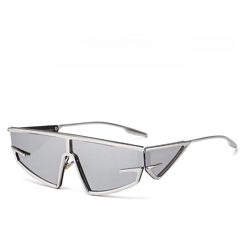 Futuristic Y2k Sun Glasses With Uv400 Protection For Fashionforward Outdoor Wear