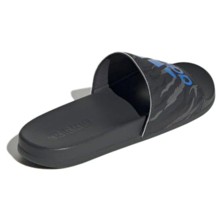 Adidas Adilette Comfort Slide Carbon Blue Rush Camo Unisex Sneakers Grey GW1054