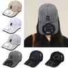 Baseball Hat Breathable Sunshade for Outdoor Sports for Travel Fitness Workout Sunshade Baseball Hat with Fan