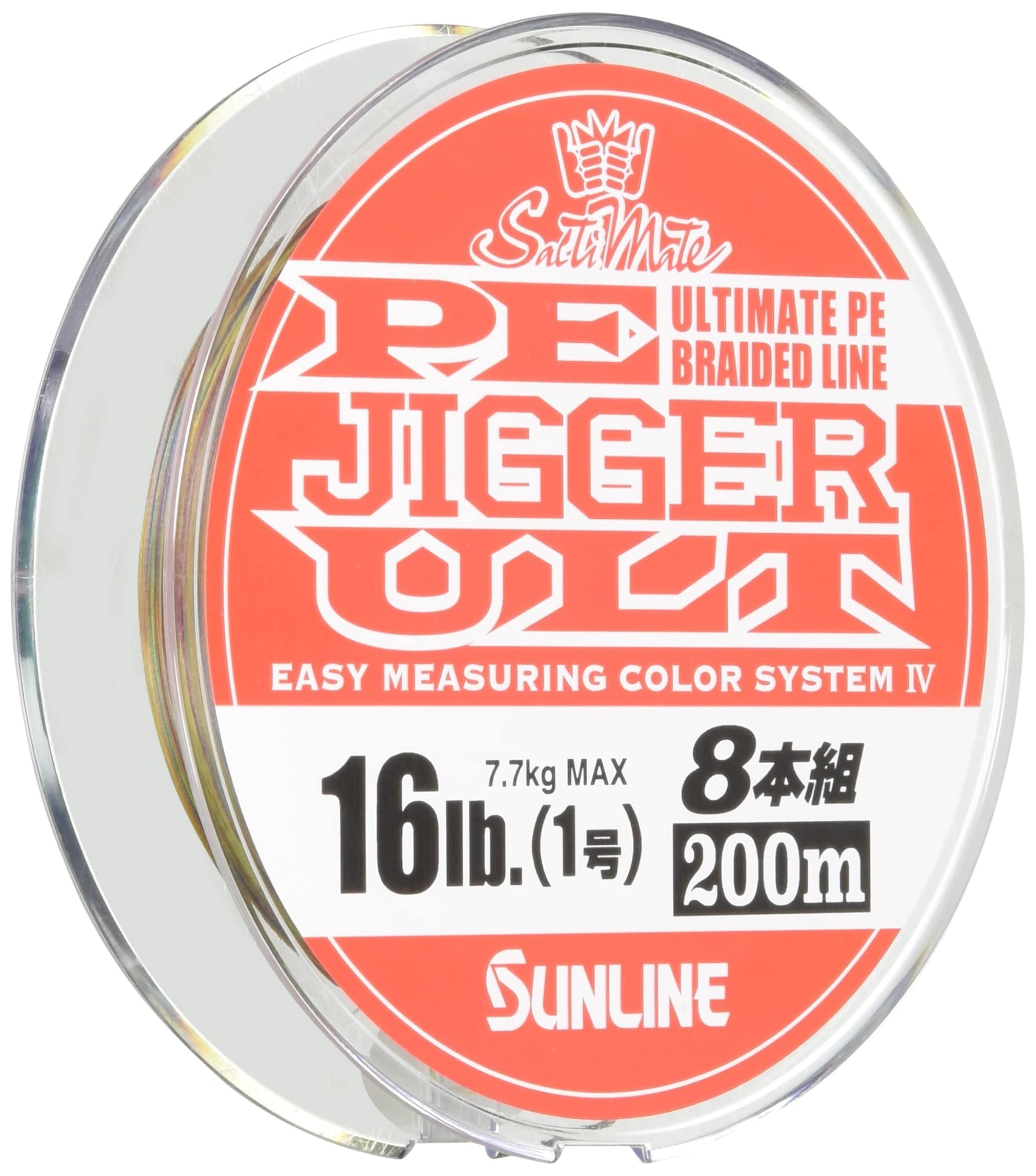 

Леска SUNLINE PE, Saltimate Jigger ULT, набор из 8 штук, 656,2 фута (200 м), нет. 1, 16 фунтов