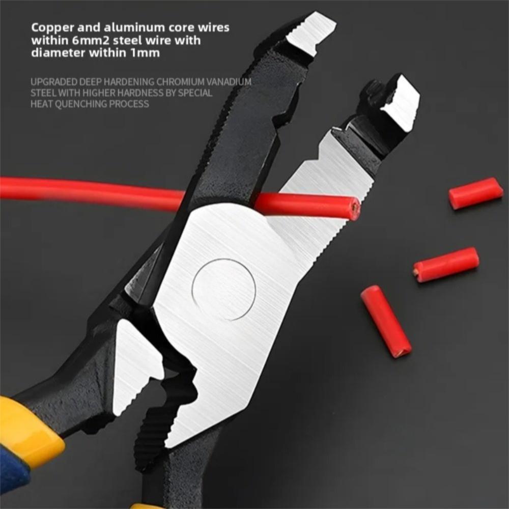 Metal Sliding Pliers Non-Slip Jaws Multifunctional Nail Removal Pliers Unique Design Combination Pliers Woodworking Repair