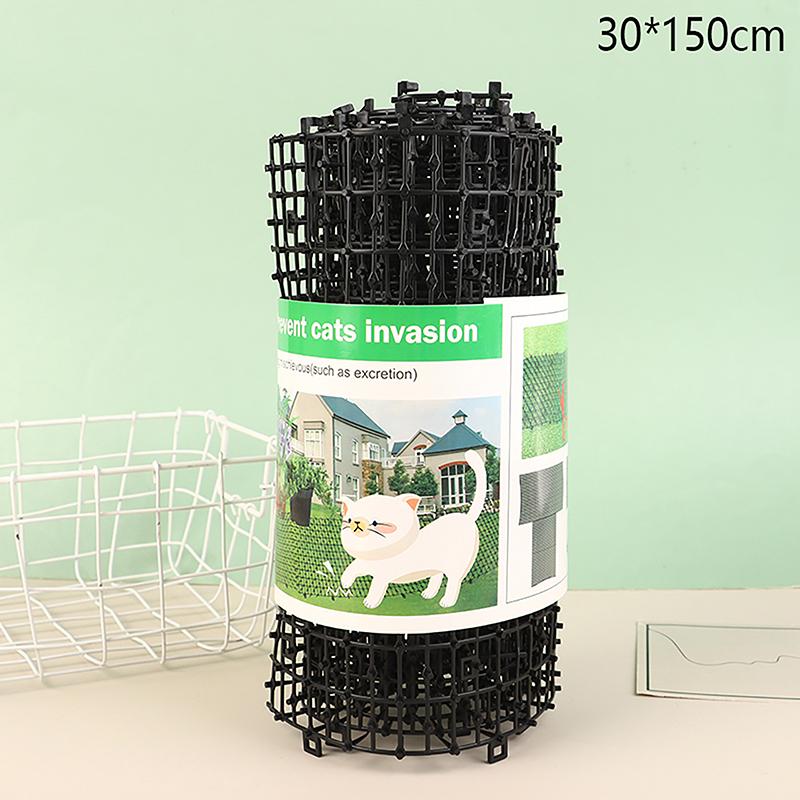 Garden Cat Scat Repellent Mat Prickle Strips Anti Cat Net Spike Deterrent Keep Cat Dog Away Digging Climbing Pets Supplies