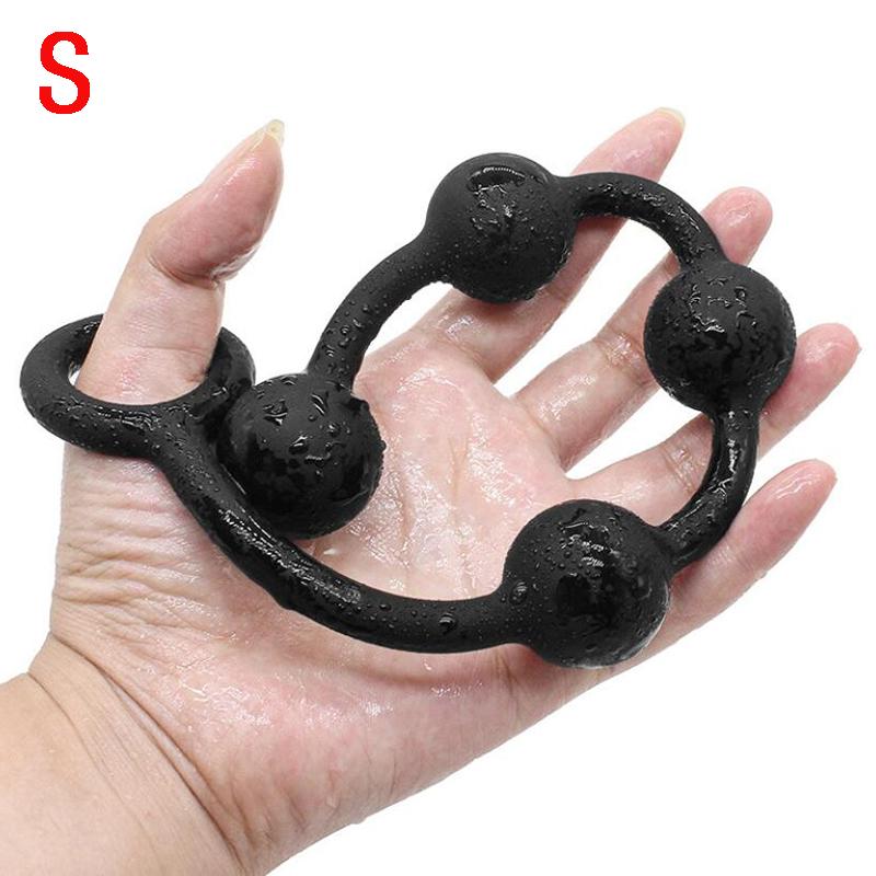 56cm Anal Beads Orgasm Vagina Plug Play Pull Ring Ball Anal Stimulator Butt Beads Plug Sex Toys For Adult Men Women Gay Anus Toy