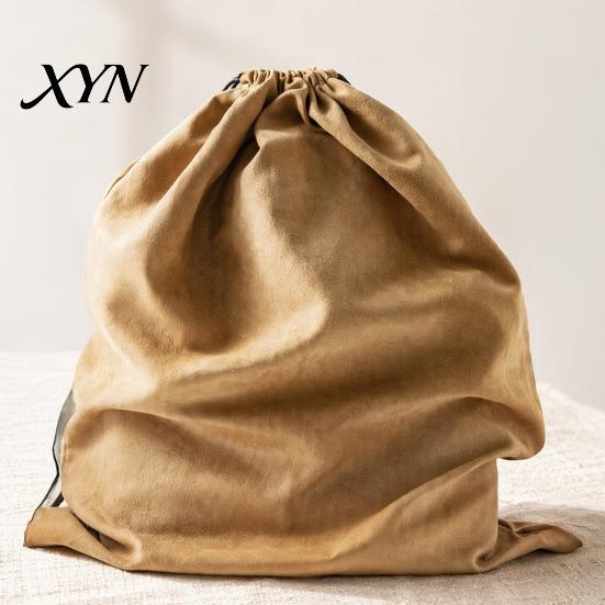 Moisture-Proof Purse Storage Suede Dust Cover Bag, with Drawstring Closure, Soft Protective Leather Pouch Pouch, for Luxury Totes And Handbags