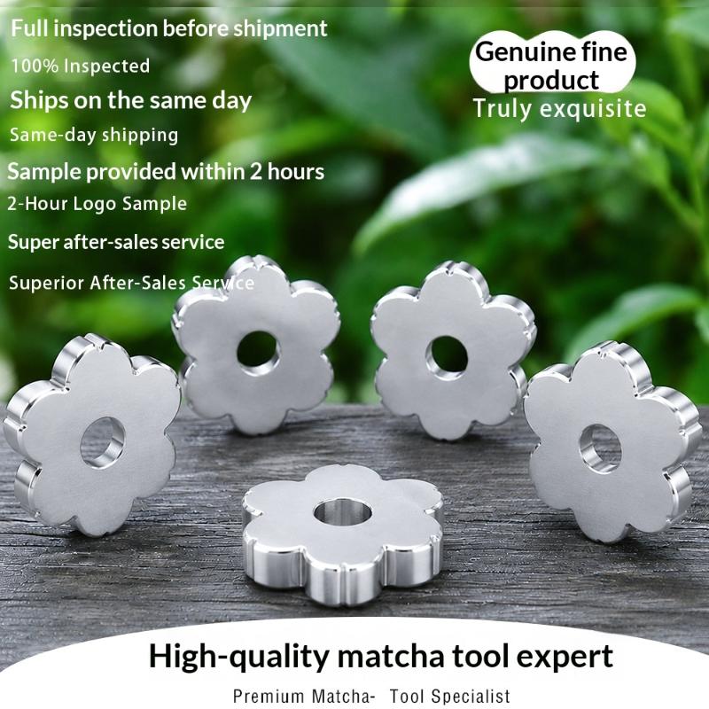 5Pcs Stainless Steel Matcha Sifter Food-Safe Material Rolling Beads Sieve Reusable Fine Mesh Matcha Strainer Beads