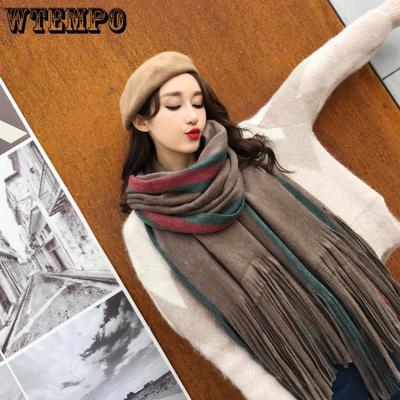 Scarf for Women Plaid Scarves Winter Warm Oversized Pashmina Tartan Scarves