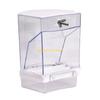 Bird Feeding Box Dustproof Food Dispenser AntiSplash Parrots Food Feeder Birds Cage Screw Feeder Clear Food Container D57B