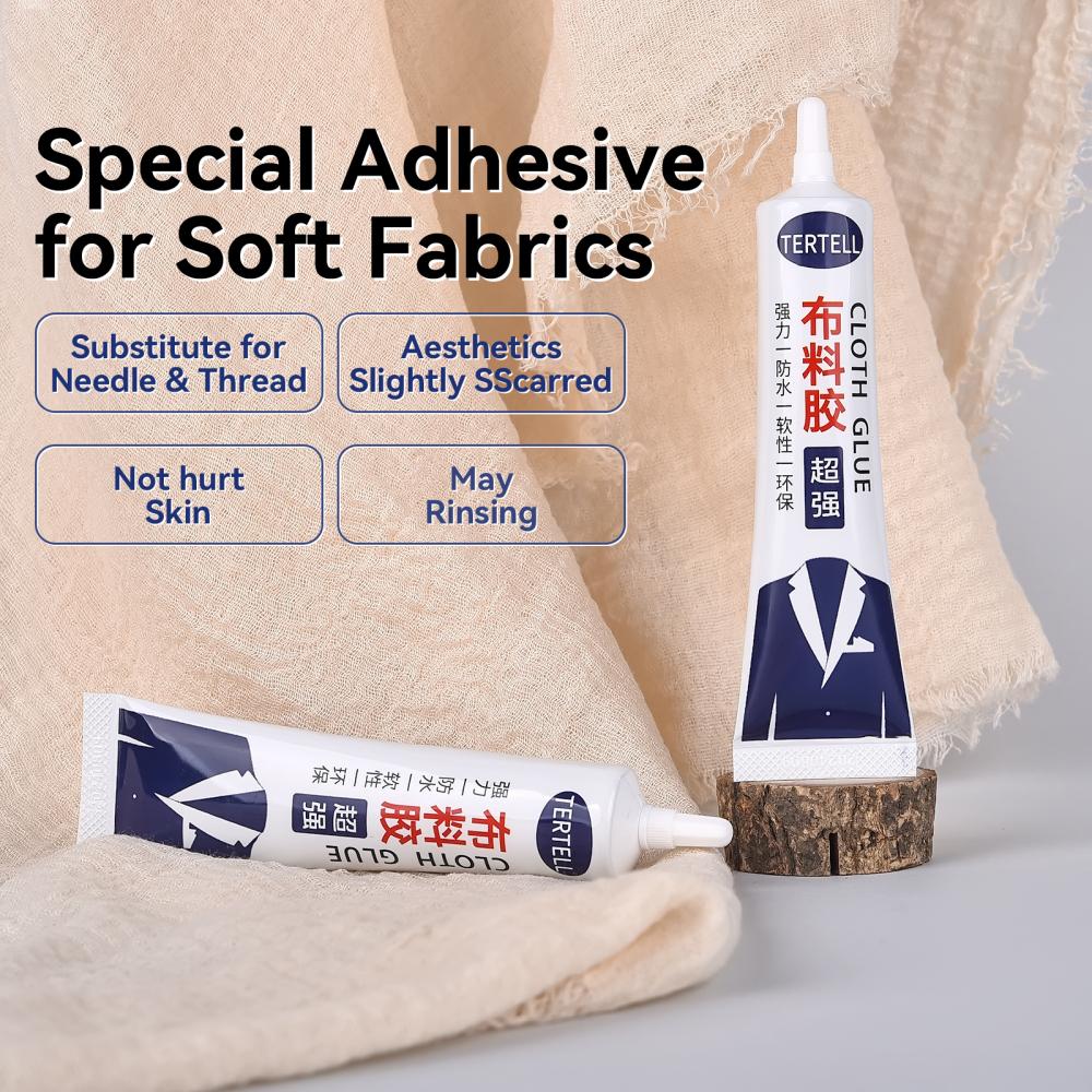 Transparent Fabric Sewing Glue High Viscosity Strength Corrosion Resistance Clothing Repair Glue Quick Dry Non Irritation