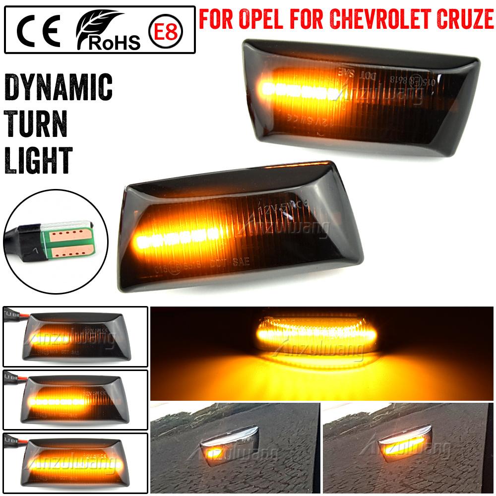 2 stücke Led Dynamische Sequentielle Blinker Blinker Licht für OPEL Astra H Zafira B Corsa D Insignia A Meriva B Chevrolet Cruze