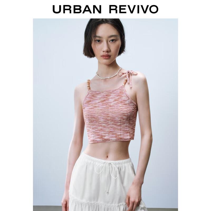 

Women s Color-block Textured Beaded Camisole Knit Top XL