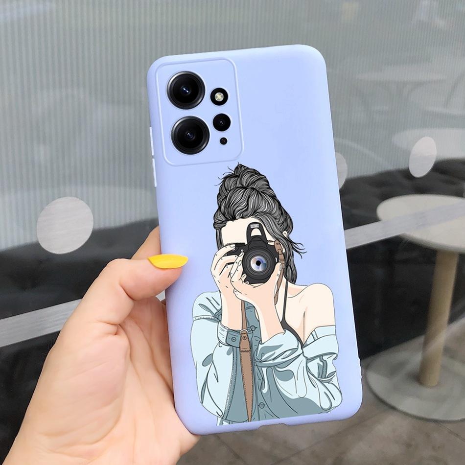 Case For Xiaomi Redmi Note 12 4G Note12 Pro Global Cute Sunflower Candy Color Soft Silicone Cover For Redmi Note 12 Pro 12Pro 5G