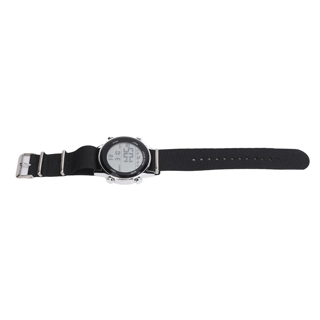 Mens Digital Sports Waterproof Watch Dual Time Zone Stopwatch Calendar Day Display Alarm Clock EL Backlight 50m Waterproof 12Celsius24 Hour System Wri
