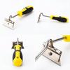 Metal Blades Cleaning Scraper Non-Slip Grip Two-Color Grip Glue Removal Blade Handheld Scraper Compact Structure