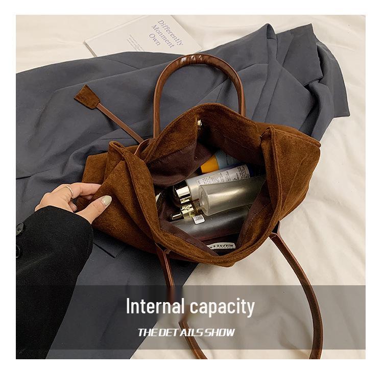 2025 Autumn/Winter High-End Women's Crossbody & Shoulder Tote Bag with Large Capacity