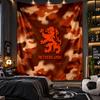 Wall Hanging Tapestry Netherlands Football Print Cloth for Living Room Bedroom Home Decor