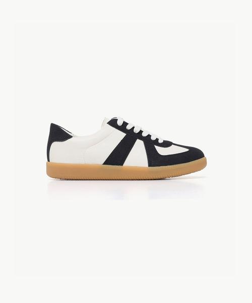 [STCO] CODIGALLERY White German Army Trainer Sneakers CFWVZ11BSW