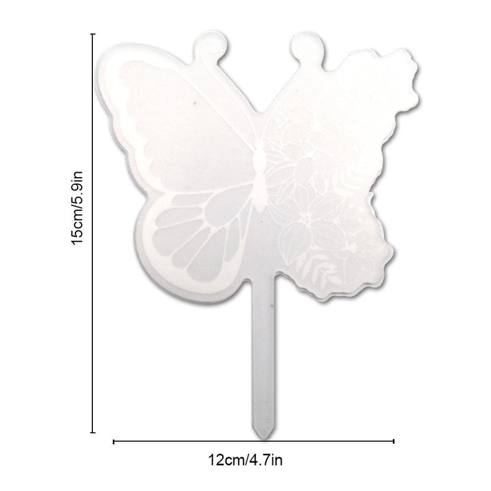 Transparent Acrylic Plant Tags Garden Yard Nursery Flower Pot Seed Varieties Tagging Marker DIY Garden Labels Plants Sign