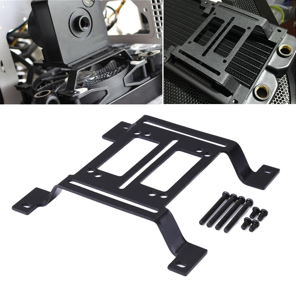 12cm Water Pump Bracket Multifunctional Water Cooling Pump Radiator Support Water Drainage Tank Bracket for 120mm Radiators China Mainland