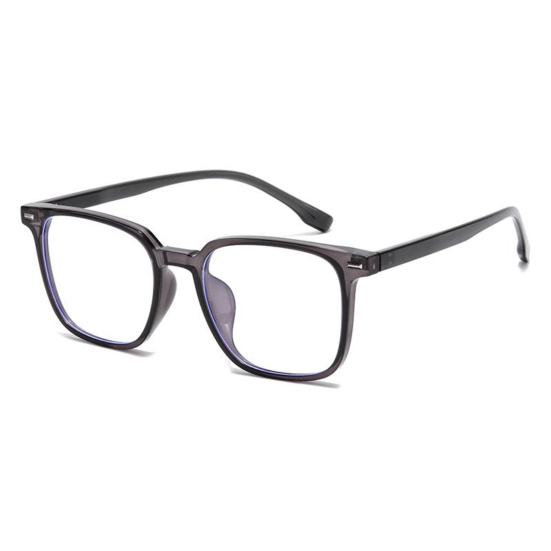 1.56 Aspheric Blue Light Blocking Square Myopia Glasses TR90 Prescription Frames For Women Men With Cylinder 0 To -6.0