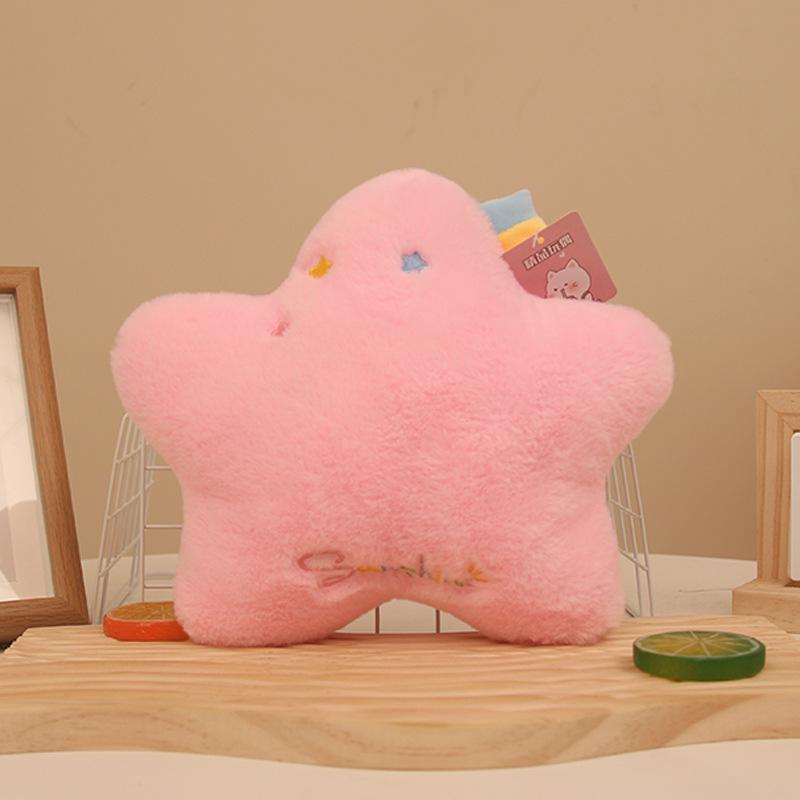 Star Plush Doll Pendant Cute Girl Heart Cartoon Doll Bag Hanging Decoration Gift Cute Creative Doll