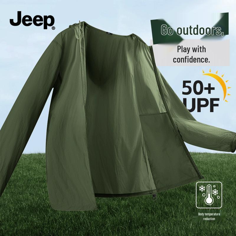 

JEEP Men s Lightweight Breathable Sun Protection Hoodie 3XL