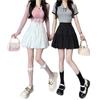 Spring 2025 Women's High-Waisted A-Line Puffy Short Skirt
