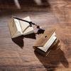 Mini Traveler's Cowhide Notebook Pendant - Handmade Decorative TN Travel Book