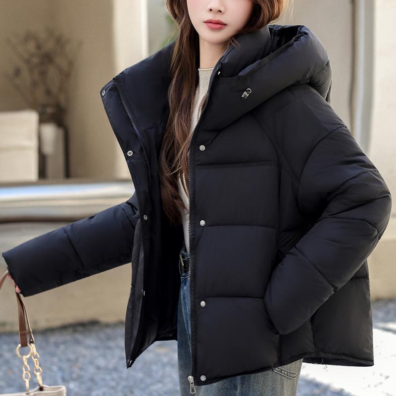 Fashion Women's Coats Winter Short Parkas Hooded Casual Loose Thick Warm Outerwears Women Jackets