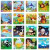 Wooden Kid Puzzle Board With Animal Pictures For Toddler Education And Cognitive Skills
