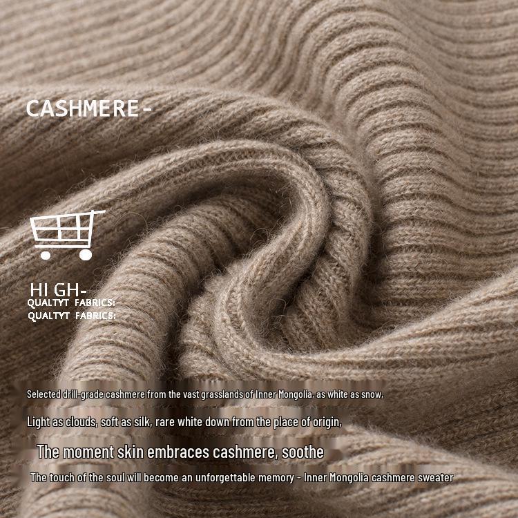 100% Pure Cashmere Knitted Shawl: All-Season Versatile Scarf & Cape
