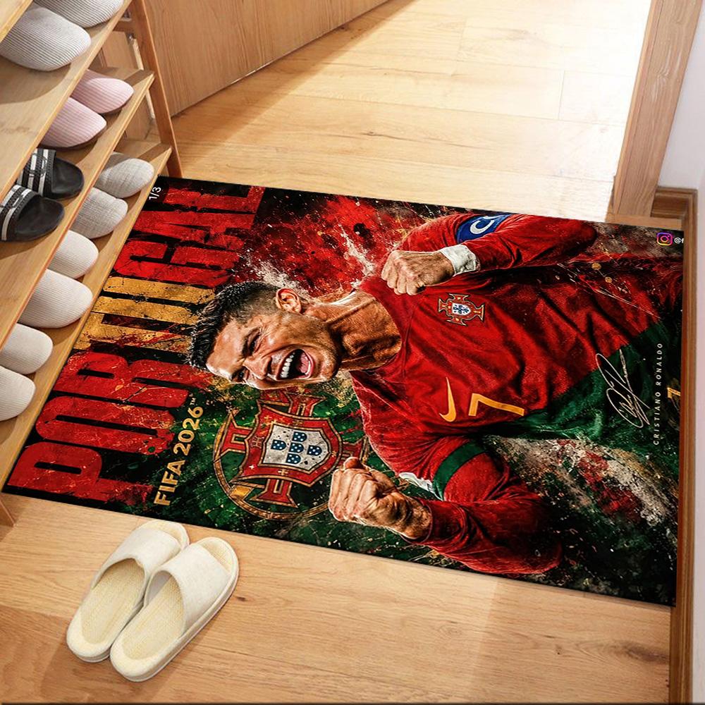 Cr7 Speed Power Legend Square Rugs Are a Great Choice for Living Rooms, Bedrooms, Home Décor, and As Gifts.