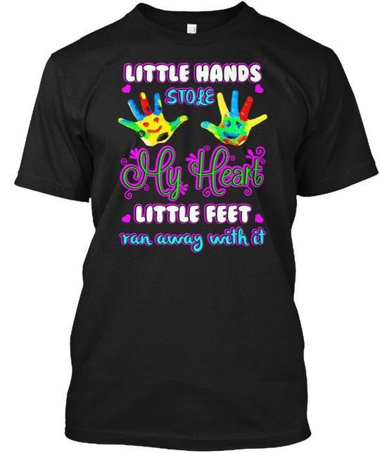 Grandma Little Hands Top T-Shirt Made in the USA Size S to 5XL S