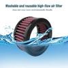 1pc Motorcycles Air Cleaner Intake Filter Universal Air Filter Element Replacement for Harley Sportster XL 883 1200 48 2004-up Air Filters 7