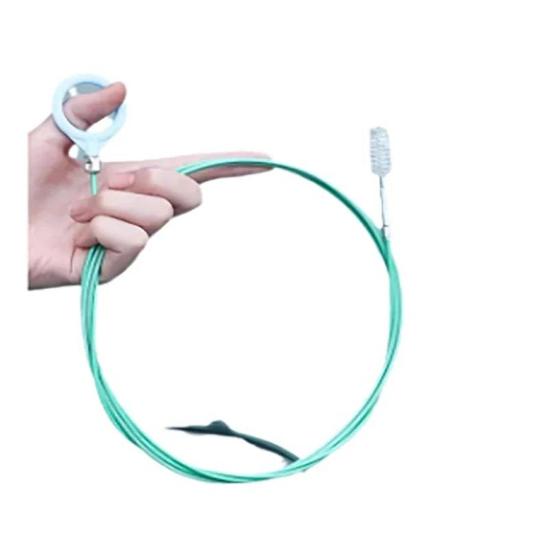 1/2/3pcs Car Sunroof Drain Hole Cleaning Brush Unclogging Cleaning Scrubbing Long Hose Universal Spiral Cleaning Brush Unclogger