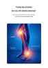 Air Wave Electric Leg Massager with Heat Therapy