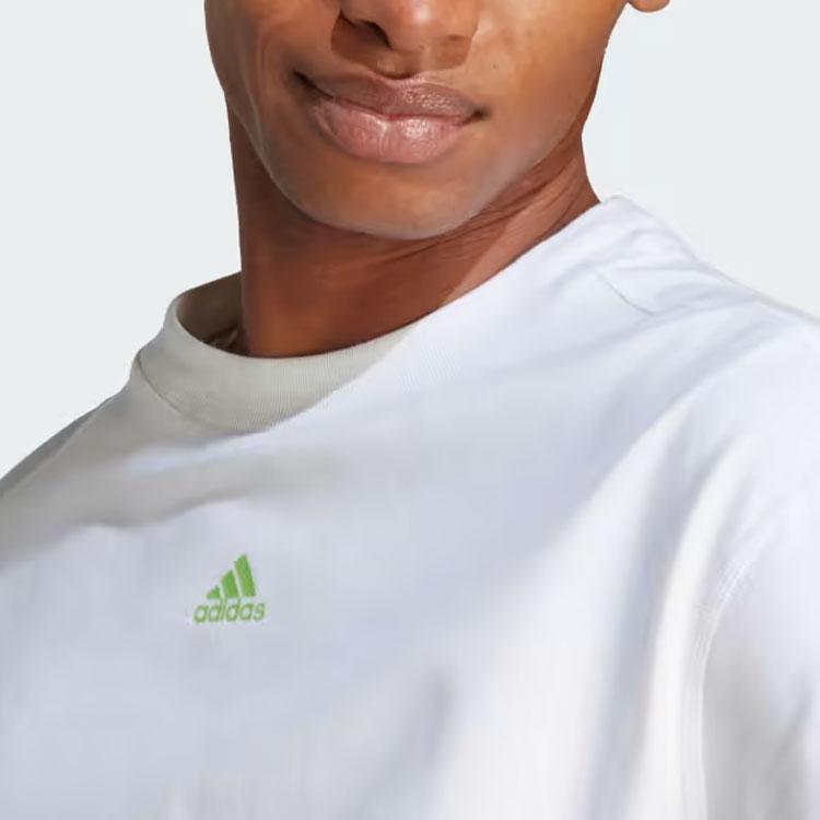 Adidas Dance 3-Stripes Crop Tee Women Tops White IM4977