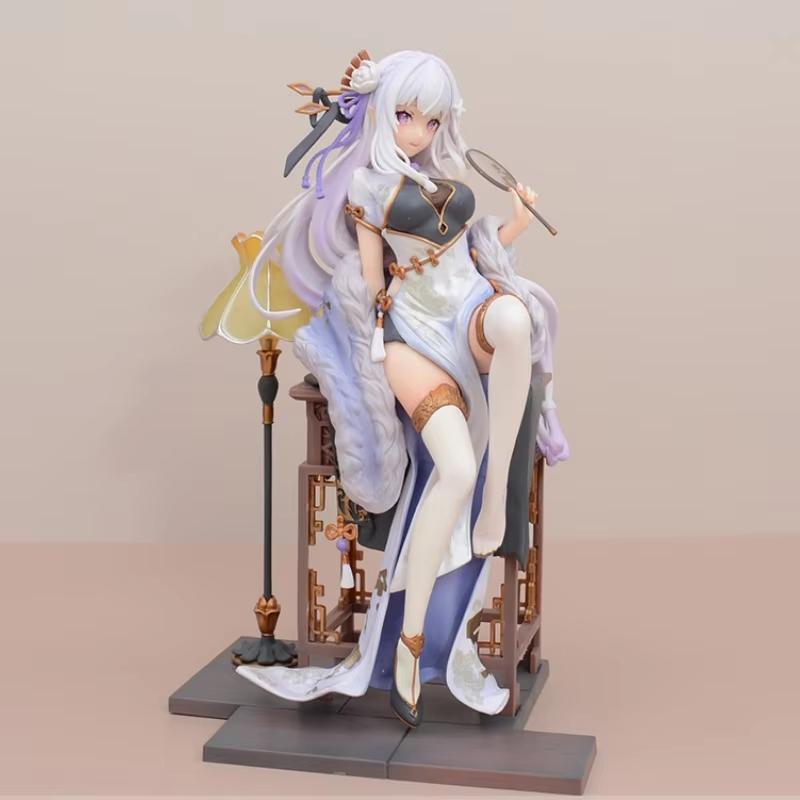 Re:life In A Different World From Zero Rem Emilia Chinoiserie Clothing Figure Model Collection Desktop Decoration Xmas Gifts