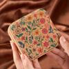 Portable Vintage European Cork Jewelry Box for Rings, Earrings, Bracelets, Necklaces with Lid - Perfect for Travel and Daily Organization