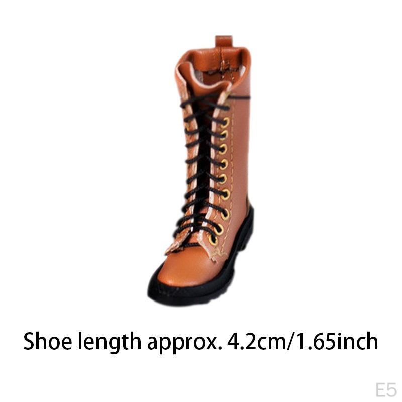1/6 Woman's Fashion Boot Female Doll Cowgirl Round Toe Dress up Toy Casual Shoes for 12'' inch